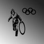 Wallity Banksy - 8 Escultura de Pared Metálica Negra